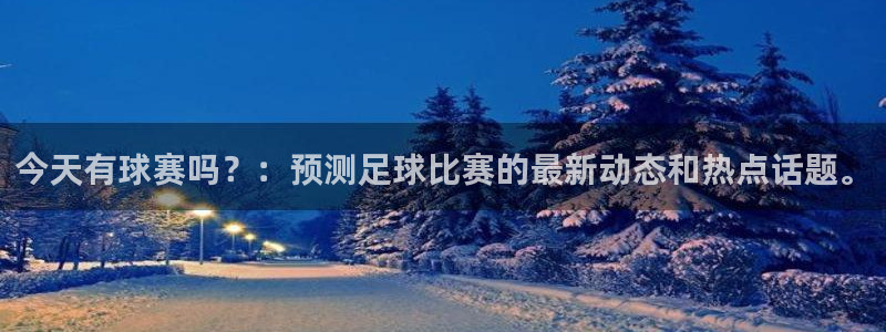意昂体育app正版下载安装：今天有球赛吗？：预测足球比赛的最