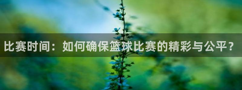 意昂平台登录方法：比赛时间：如何确保篮球比赛的精彩与公平？