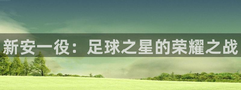 意昂体育app官方网站入口下载：新安一役：足球之星的荣耀之战